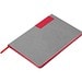 A5 Notizbuch mit farbigem Schnitt EVAN, rot