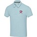 Akoya Poloshirt aus GRS-recyceltem Frottee Unisex, Cloud Blue, XS