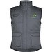 Almanzor Vielseitige Thermo Arbeitsweste mit hohem Kragen, blei, 2XL