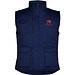 Almanzor Vielseitige Thermo Arbeitsweste mit hohem Kragen, marineblau, 2XL