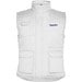 Almanzor Vielseitige Thermo Arbeitsweste mit hohem Kragen, weiss, 2XL