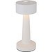 Aludra Wiederaufladbare dimmbare Tischlampe mit 3 Lichtmodi, weiss