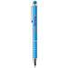 Aluminium glasierter Drehkugelschreiber, blau Aluminium glasierter Drehkugelschreiber, blau