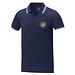 Amarago Polo mit abgesetztem Rand für Herren, navy, XL