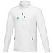 Amber GRS recycelte Fleecejacke für Herren, weiß, 3XL