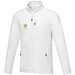 Amber GRS recycelte Fleecejacke für Herren, weiß, L