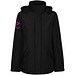 America wattierter Parka für Damen, schwarz, L