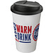 Americano® 350 ml Isolierbecher mit auslaufsicherem Schraubverschluss, weiß/schwarz
