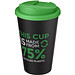 Americano® Eco 350 ml recycelter Becher mit auslaufsicherem Deckel, grün