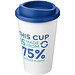Americano® Eco 350 ml recycelter Becher, weiß/Mid Blue