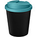 Americano® Espresso Eco 250 ml recycelter Isolierbecher mit auslaufsicherem Deckel, schwarz