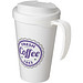 Americano® Grande 350 ml Isolierbecher mit auslaufsicherem Schraubverschluss, weiß/weiß