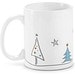 ANCELLE. Weihnachtliche Tasse, Gemischt