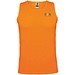 Andre Sport Top für Kinder, Fluor Orange, 3/4
