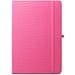 ANNE. A5 Notizbuch aus recyceltem Polyester (100% rPET) mit linierten Seiten, Rosa