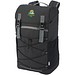 Aqua 15,6 GRS recycelter wasserabweisender Laptop-Rucksack 23 L, schwarz
