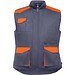 Armada Arbeitsweste mit mehreren Taschen, blei-orange, 3XL