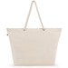ATHENS. Strandtasche aus recycelter Baumwolle (70 %) und recyceltem Polyester (30 %) (220 g/m²), Naturhell