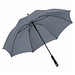 FARE® Automatik-Stockschirm mit Umhängegurt Loop, grau