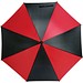 Automatik-Stockschirm, Schwarz/Rot