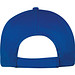 AZO-freie 5 Panel Baumwoll-Baseball-Cap, blau