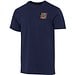 Azurite 160 g/m² Kurzärmeliges T-Shirt Bio Baumwolle (OCS), unisex, navy, 4XS