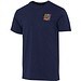 Azurite 160 g/m² Kurzärmeliges T-Shirt Bio Baumwolle (OCS), unisex, navy, XS