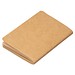 B7 Notizbuch aus recyceltem Papier, beige