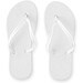 BALI L / XL. Flip-Flops mit vollständig veredelbaren Sublimationssohlen, Weiß