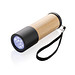 Bambus- und RCS-Recyclingplastiktaschenlampe, braun