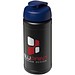 Baseline® Plus 500 ml Sportflasche mit Klappdeckel, schwarz/blau