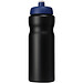 Baseline® Plus 650 ml Sportflasche, blau, schwarz