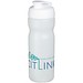 Baseline® Plus 650 ml Sportflasche mit Klappdeckel, transparent/weiß