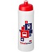 Baseline® Plus grip 750 ml Sportflasche mit Sportdeckel, transparent/rot