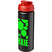 Baseline Plus grip Sportflasche mit Klappdeckel, 750 ml, schwarz/rot Baseline Plus grip Sportflasche mit Klappdeckel, 750 ml, schwarz/rot