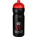 Baseline Plus Sportflasche mit Kuppeldeckel, 650 ml, schwarz,rot Baseline Plus Sportflasche mit Kuppeldeckel, 650 ml, schwarz,rot