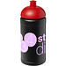 Baseline Plus Sportflasche mit Stülpdeckel, 500 ml, schwarz,rot Baseline Plus Sportflasche mit Stülpdeckel, 500 ml, schwarz,rot