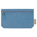 Baumwolletui mit Reißverschluss , blau