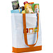 Baumwolltasche Two Colour Bag, weiß/orange Baumwolltasche Two Colour Bag, weiß/orange