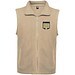 Bellagio Fleece Bodywarmer Unisex, sand meliert, M