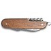 BELPIANO. Multifunktions-Taschenmesser aus Edelstahl und Holz, Natur
