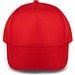 BENEDICT. Kappe aus recyceltem Polyester (100% rPET), Rot