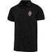 Beryl 220 g/m² Kurzärmeliges Poloshirt Bio-Recyclingmaterial (OCS), unisex, schwarz, S