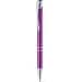 BETA. Aluminium-Kugelschreiber mit Clip, Violett