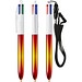 BIC® 4 Colours® Flaggen Kollektion + Schlüsselband Rot - Gelb - Rot