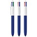 BIC® 4 Colours® Soft Weiß/Marineblau Weich