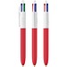 BIC® 4 Colours® Soft Weiß/Rot Weich