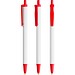 BIC® Clic Stic Ecolutions® Kugelschreiber Rot Recycelt Blaue Tinte