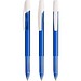 BIC® Media Clic Grip Kugelschreiber Gefrostetes Dunkelblau/Gefrostetes Weiß Blaue Tinte