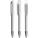 BIC® Super Clip Glacé Advance Silberglasur Schwarz Tinte
